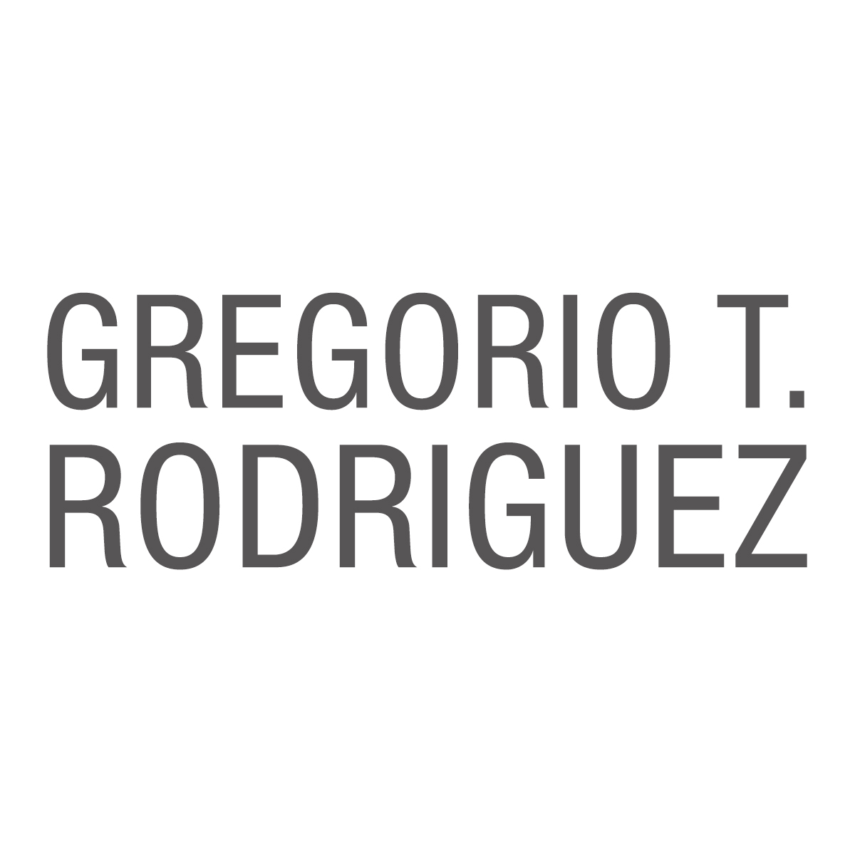 Gregorio T. Rodriguez